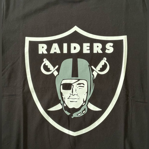Men's BORN X RAISED Las Vegas Raiders Raider Nation Tee T-Shirt Black Sz L Large - Picture 2 of 8